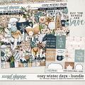 Cozy winter days - Bundle by Digital Scrapbook Ingredients & WendyP Designs