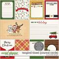 Tangled Tinsel Journal Cards by Ponytails