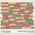 Tangled Tinsel Wordys by Ponytails