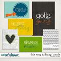 THIS WAY TO BUSY: JOURNALING CARDS by Janet Phillips
