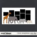I LOVE TEMPLATES: ZOO DAY by Janet Phillips
