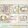 Create & Be Happy Quick Pages by Simple Pleasure Designs and Studio Basic