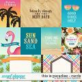 This Is Paradise | Cards by Digital Scrapbook Ingredients