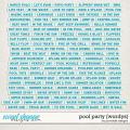 Pool Party Wordys by Ponytails