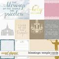Blessings: Temple Cards by Grace Lee