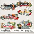 Doctor's Visit: Pet Word Art by Meagan's Creations