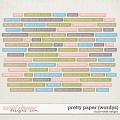 Pretty Paper Wordys by Ponytails