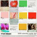 2020 Calendar 3x4 Cards by Studio Basic