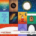 Brave Wings - cards by WendyP Designs