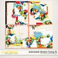 Animated Dream: Kung Fu Layered Templates by Southern Serenity Designs