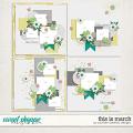This is March Layered Templates by Southern Serenity Designs