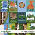 Gone Hiking Cards by Clever Monkey Graphics 