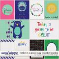 Make It A Good Day Card Pack by Meghan Mullens & Ponytails Designs