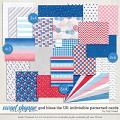 God Bless The US: Indivisible Patterned Cards by Traci Reed