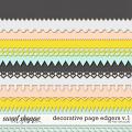 DECORATIVE PAGE EDGERS V.1 | CLIPPING MASKS by The Nifty Pixel