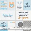 Oh Baby Boy! Pocket Cards by Ponytails