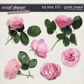 CU Mix 101 - Pink Roses by WendyP Designs