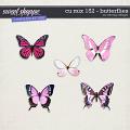 CU Mix 152 - Pink butterflies by WendyP Designs