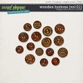 Wooden Buttons {Vol 01} by Christine Mortimer