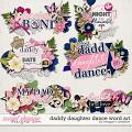 Daddy Daughter Dance Word Art by Meagan's Creations