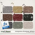 Evergreen Christmas: Glitters by Meagan's Creations