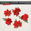 CU Mix 224 - Christmas flowers by WendyP Designs