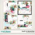 Back to December Layout Templates by Southern Serenity Designs