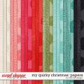 My Quirky Christmas: Papers by River Rose Designs 