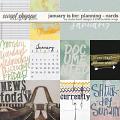 January Is For: Planning Cards by Studio Basic and Little Butterfly