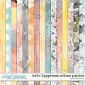 Hello Happiness Artisan Papers by Tracie Stroud