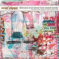 February Is All About Love Mixed Media by Studio Basic and Little Butterfly Wings