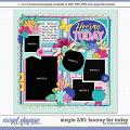 Cindy's Layered Templates - Single 230: Hooray for Today by Cindy Schneider