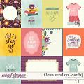 I Love Sundays {cards} by Blagovesta Gosheva