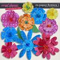 CU Paper Flowers 1 by Clever Monkey Graphics