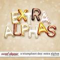 A Triumphant Day: Extra Alphabets by Grace Lee