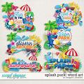 Splash Park: Word Art by Meagan's Creations