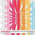 Summertime: Treat Yourself Papers by River Rose Designs