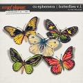 CU EPHEMERA | BUTTERFLIES V.1 by The Nifty Pixel