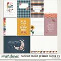 Harvest Moon Journal Cards #1 by Traci Reed