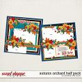 Autumn Orchard Half Pack Layered Templates 