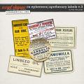 CU EPHEMERA | APOTHECARY LABELS V.3 by The Nifty Pixel