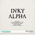 Inky Alpha no. 1 by Tracie Stroud