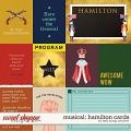 Musicals: Hamilton Cards by Kelly Bangs Creative