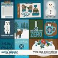 Yeti & Bear Cards by Clever Monkey Graphics