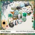 Stay wild flairs and borders by Little Butterfly Wings