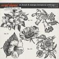 CU BRUSH & STAMPS | BOTANICAL ETCHINGS V.1 by The Nifty Pixel