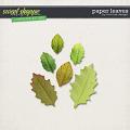 CU Paper Leaves by River Rose Designs