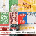 Sunshine & Hurricane cards by Little Butterfly Wings