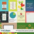 Eat Good Feel Good Cards by Clever Monkey Graphics & Blagovesta Gosheva 