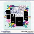 Cindy's Layered Templates - Everyday Single 29 by Cindy Schneider